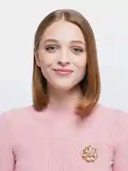 Оливковый брошь на булавке женская - Ромашка