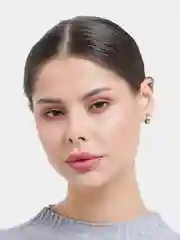 Серебряный серьги "Конго"