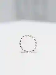Серебряный кольцо в виде плетеной косы, кольцо женское, минималистичное