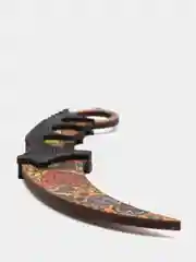 Карамельный нож деревянный керамбит кс го / cs go