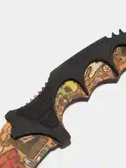 Карамельный нож деревянный керамбит кс го / cs go