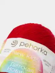 Вишнёвый пряжа Пехорка "Детская новинкa", акрил, 50 г, 200 м