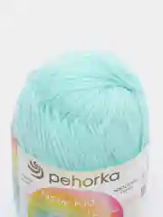 Бирюзовый пряжа Пехорка "Детская новинкa", акрил, 50 г, 200 м