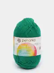 Зеленый пряжа Пехорка "Детская новинкa", акрил, 50 г, 200 м