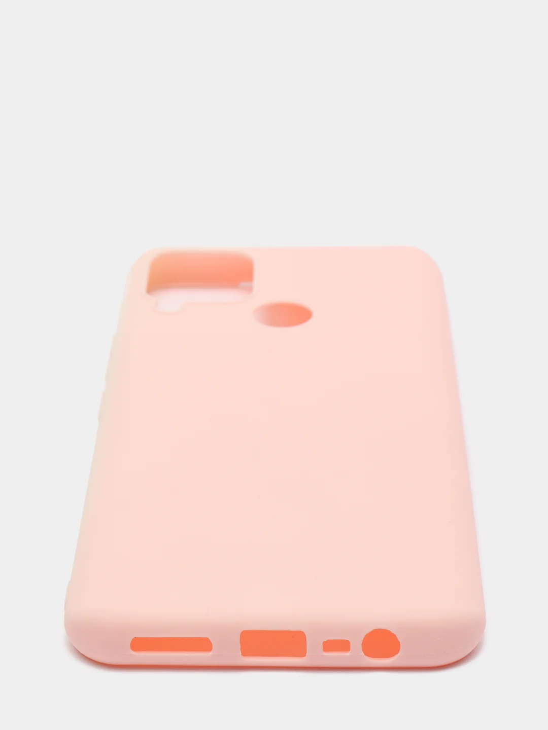 Розовый чехол для Realme C15, C25, C25S (Реалми С25 / С25С), силиконовый, цветной, матовый