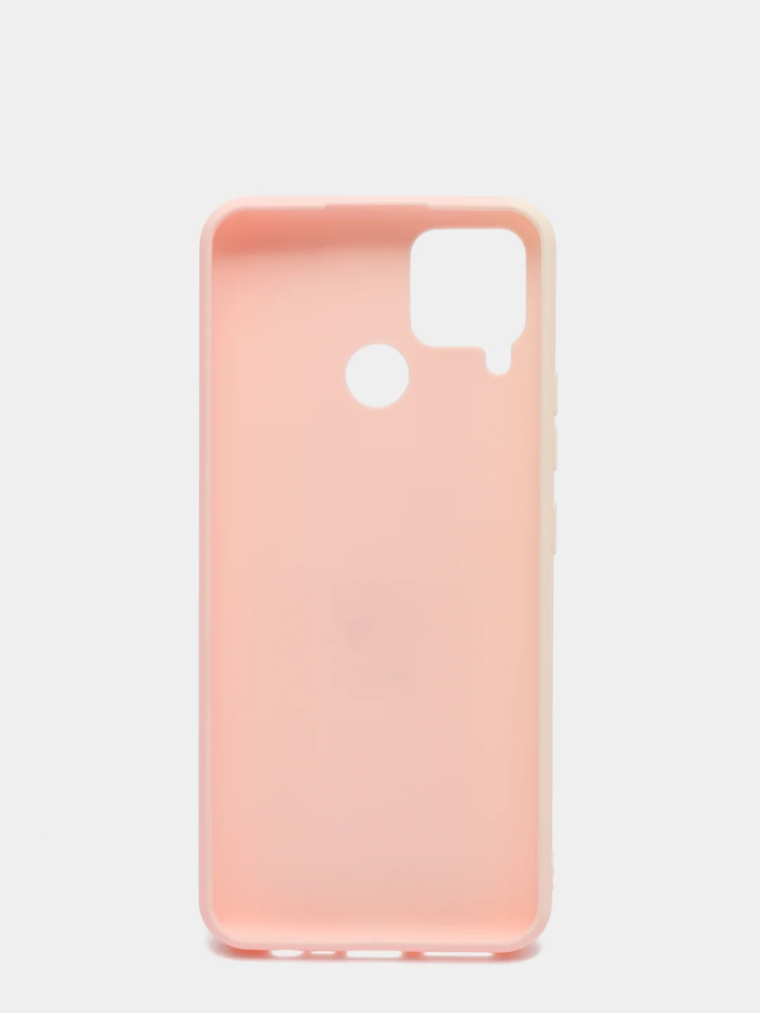 Розовый чехол для Realme C15, C25, C25S (Реалми С25 / С25С), силиконовый, цветной, матовый