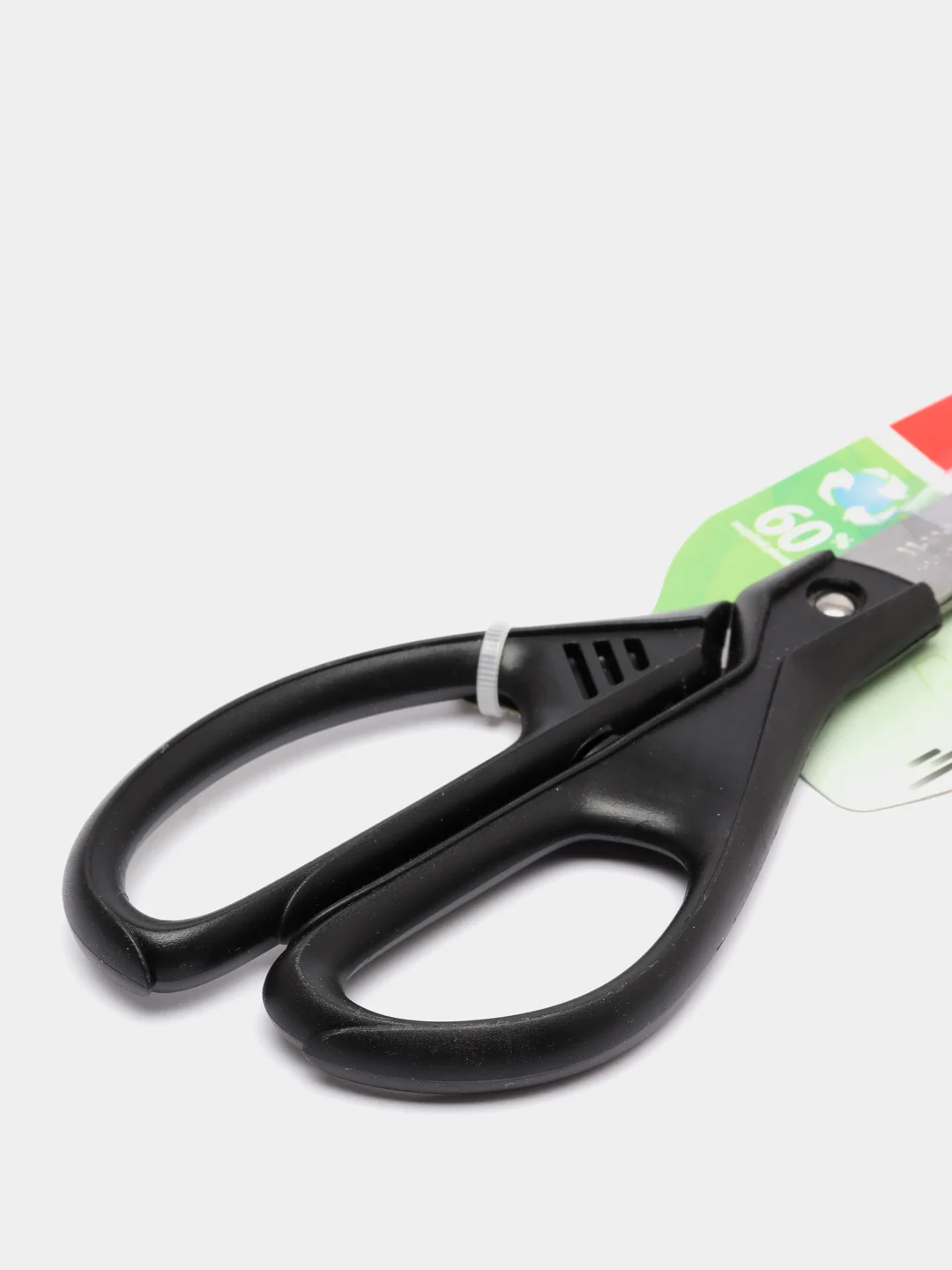 Ножницы MAPED (Франция) "Essentials Green", 210мм, черные, эргоном.ручки, карт.упак 468110