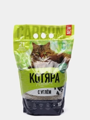 Комкующийся наполнитель "Котяра" с активированным углем, 10 л