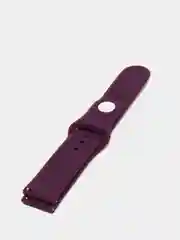 Фиолетовый силиконовый ремешок с кнопкой для Xiaomi Amazfit Bip / Samsung / Huawei, 20 мм