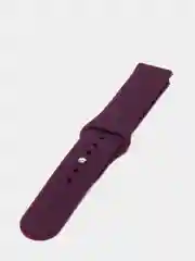 Фиолетовый силиконовый ремешок с кнопкой для Xiaomi Amazfit Bip / Samsung / Huawei, 20 мм