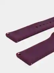 Фиолетовый силиконовый ремешок с кнопкой для Xiaomi Amazfit Bip / Samsung / Huawei, 20 мм