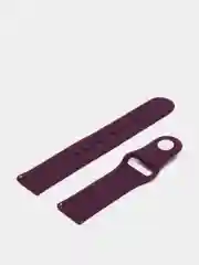 Фиолетовый силиконовый ремешок с кнопкой для Xiaomi Amazfit Bip / Samsung / Huawei, 20 мм