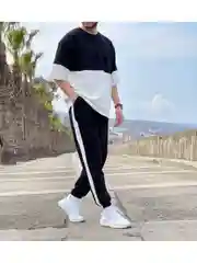Черный костюм спортивный