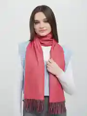Марсала палантин / палантины женские / шарф платок женский / весна осень /двухсторонний с бахромой