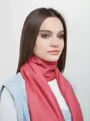 Марсала палантин / палантины женские / шарф платок женский / весна осень /двухсторонний с бахромой