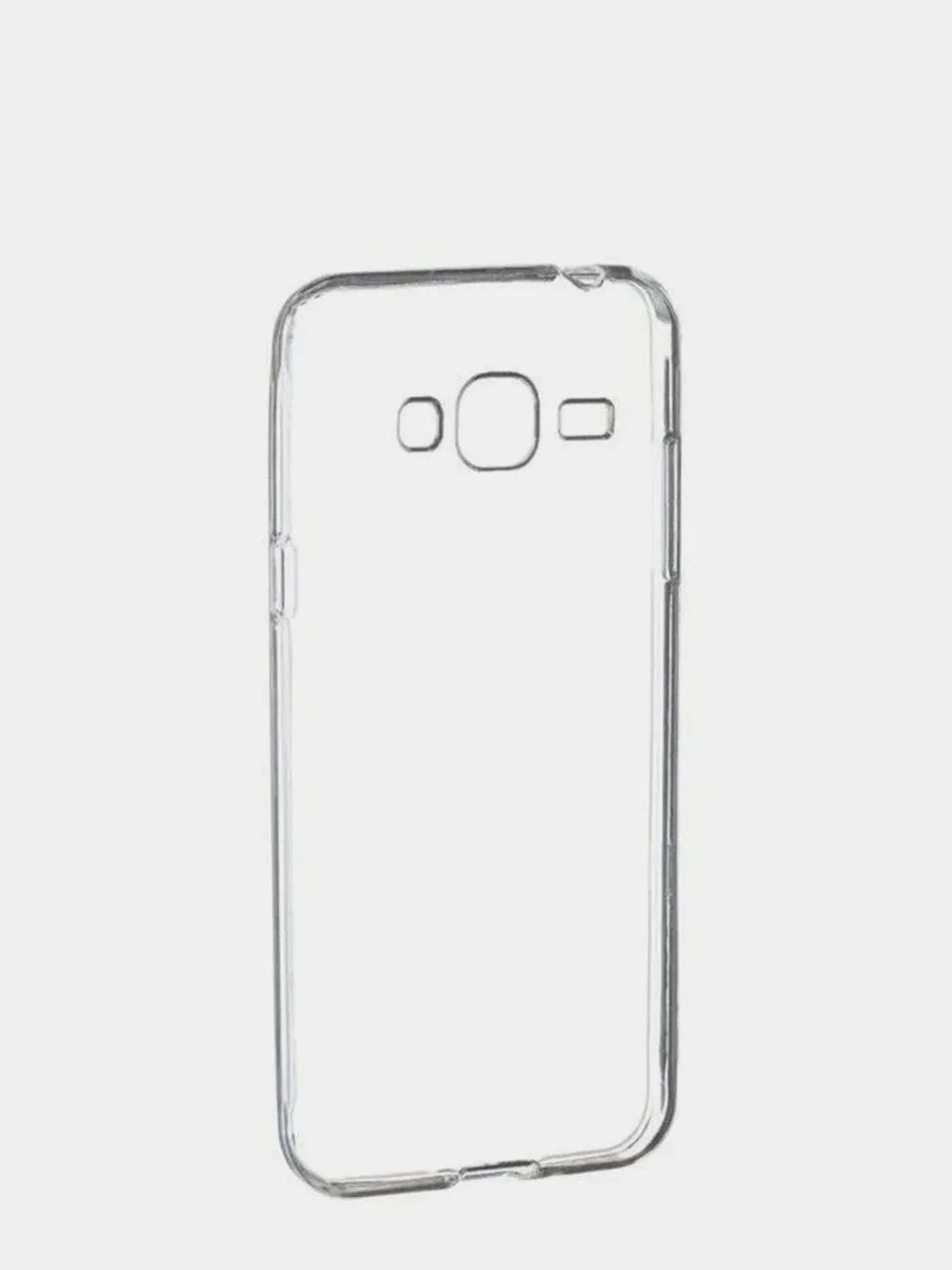 Прозрачный силиконовый чехол накладка для Samsung Galaxy J3 2016