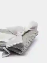 Серый гольфы с бантиком для девочек