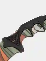 Лесной зеленый нож деревянный керамбит кс го / cs go