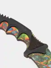 Бирюзовый нож деревянный керамбит кс го / cs go