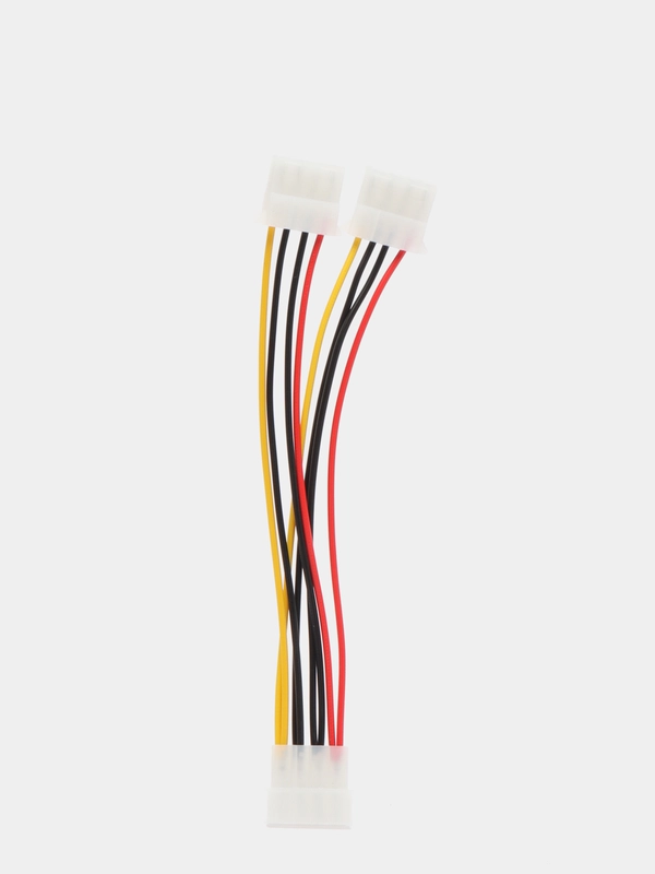 Кабель питания Molex M- Molex F x 2, 20 см