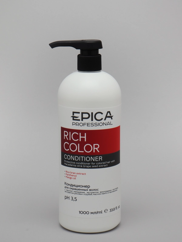 Кондиционер для окрашенных волос Epica Professional Rich Color Эпика 1000 мл
