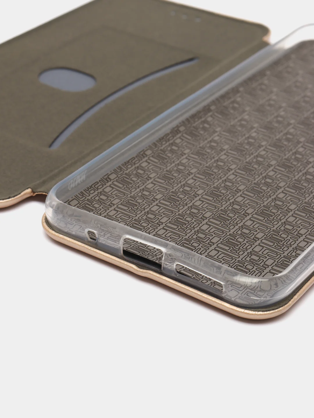 Золотой чехол-книжка Xiaomi Redmi 10 (Сяоми Редми 10)
