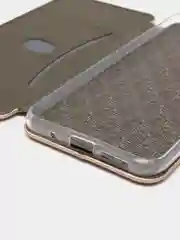 Золотой чехол-книжка Xiaomi Redmi 10 (Сяоми Редми 10)