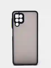 Темно-синий чехол Samsung Galaxy A22, M22,M32, Самсунг Галакси А22, М22, М32 пластиковый матовый
