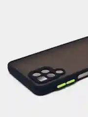 Темно-синий чехол Samsung Galaxy A22, M22,M32, Самсунг Галакси А22, М22, М32 пластиковый матовый
