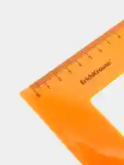 Угольник пластиковый ErichKrause Neon, 22см/60°, оранжевый, в флоупаке