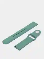 Зеленый силиконовый ремешок с кнопкой для Xiaomi Amazfit Bip / Samsung / Huawei, 20 мм