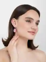 Конфетный винтажные серьги Капля