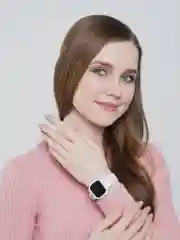 Белый часы детские, электронные, с силиконовым ремешком
