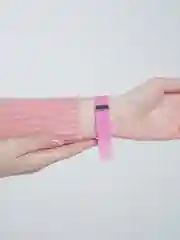 Розовый часы детские, электронные, с силиконовым ремешком