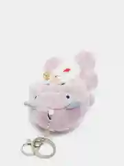Лавандовый мягкая игрушка-брелок "Кот в костюме", 12 см, котик в кигуруми, кот в кигуруми