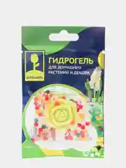 Желтый гидрогель для домашних растений и декора