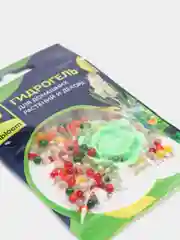 Зеленый гидрогель для домашних растений и декора