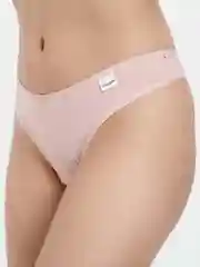 Розовый женские хлопковые трусы стринги