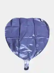 Фиолетовый шар фольгированный однотонный звезда, сердце