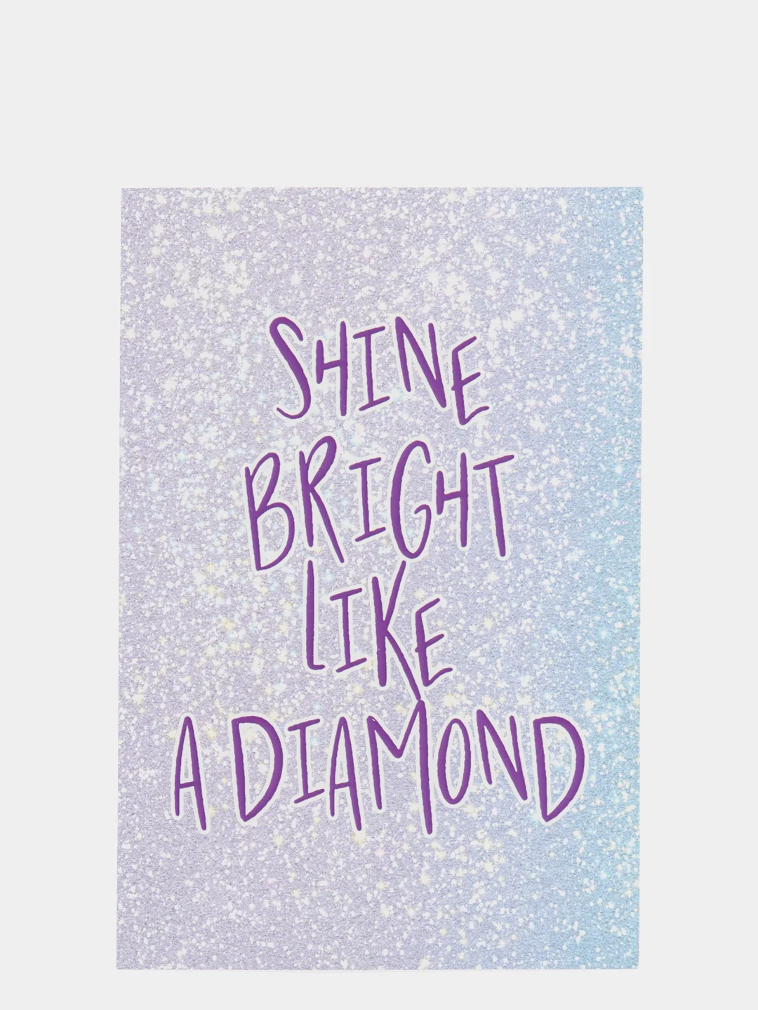 Открытка "Shine bright like a diamond", в крафтовом конверте