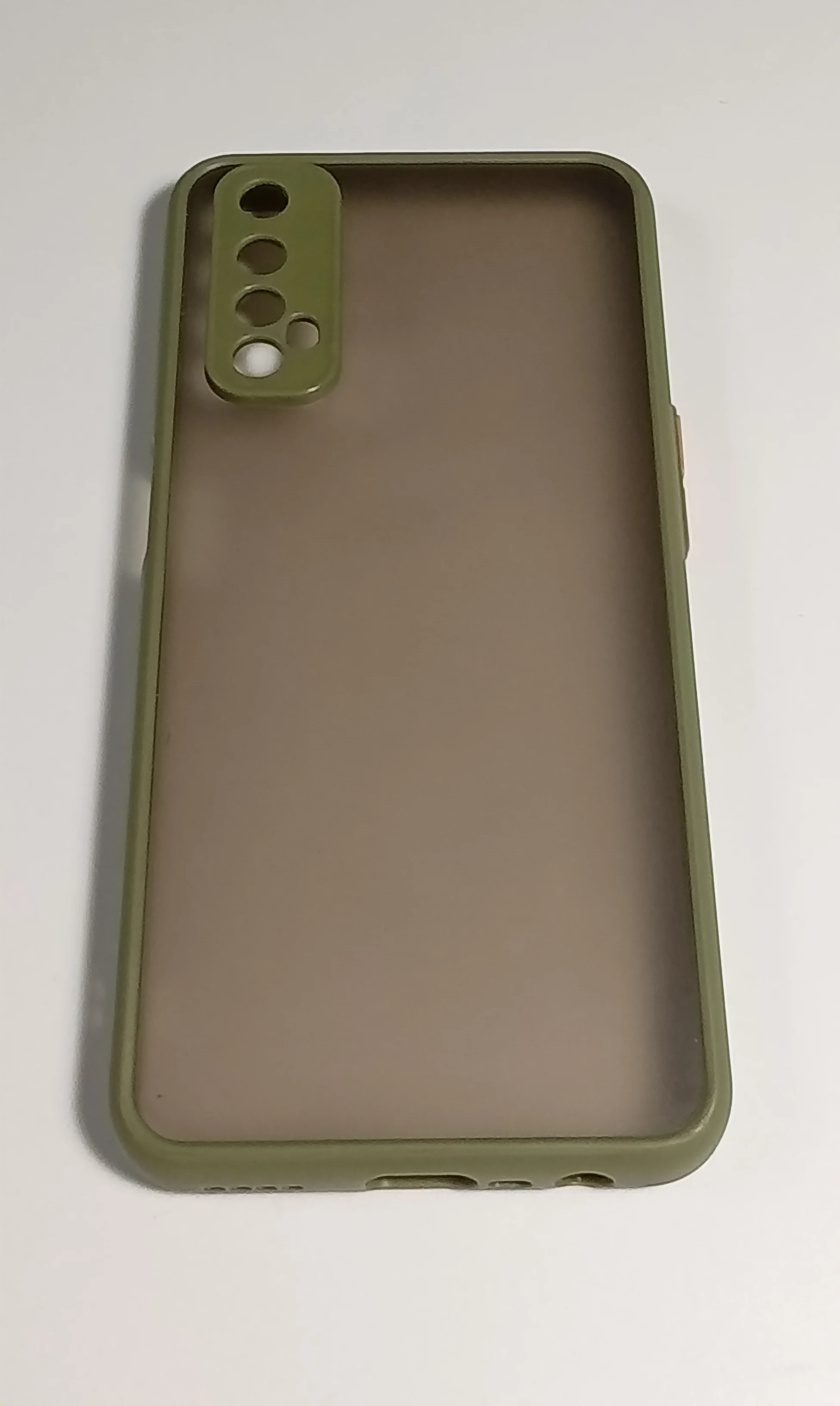 Оливковый чехол для REALME NARZO 30 4G, с защитой камеры