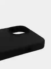 Черный чехол Silicone Case для iPhone 13 / 13 Pro / 13 Pro Max с открытым низом