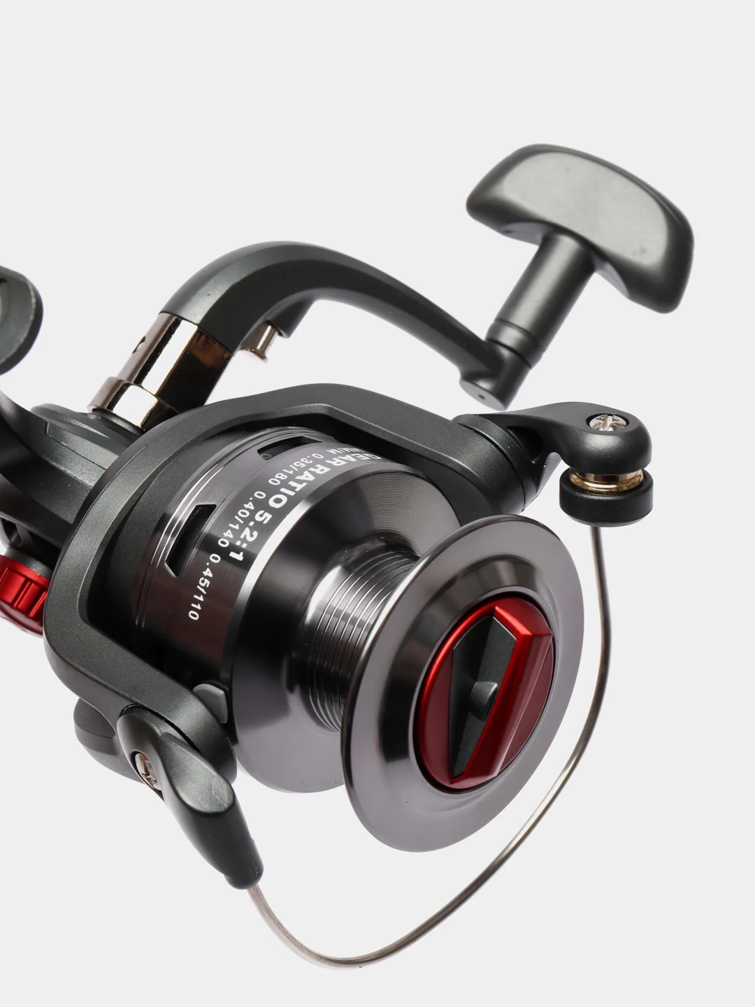 Катушка, катушка рыболовная, катушка Differ Red, 4000, 3+1, передний фрикцион, доп. шпуля