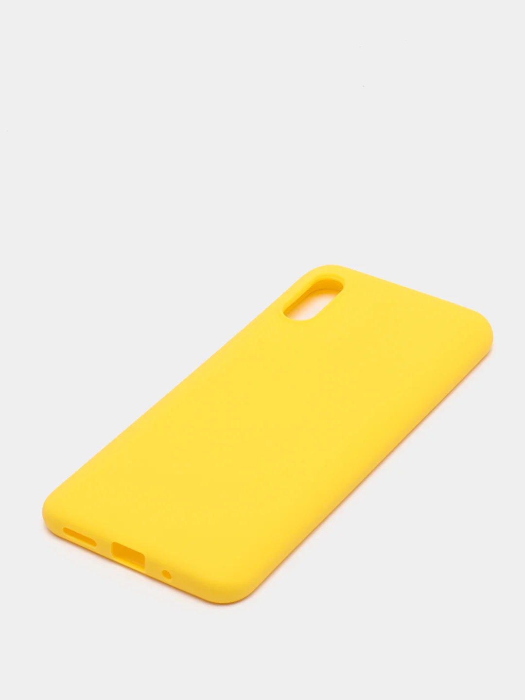 Желтый силиконовый чехол для Xiaomi Redmi 9A (Сяоми Редми 9А), прозрачный
