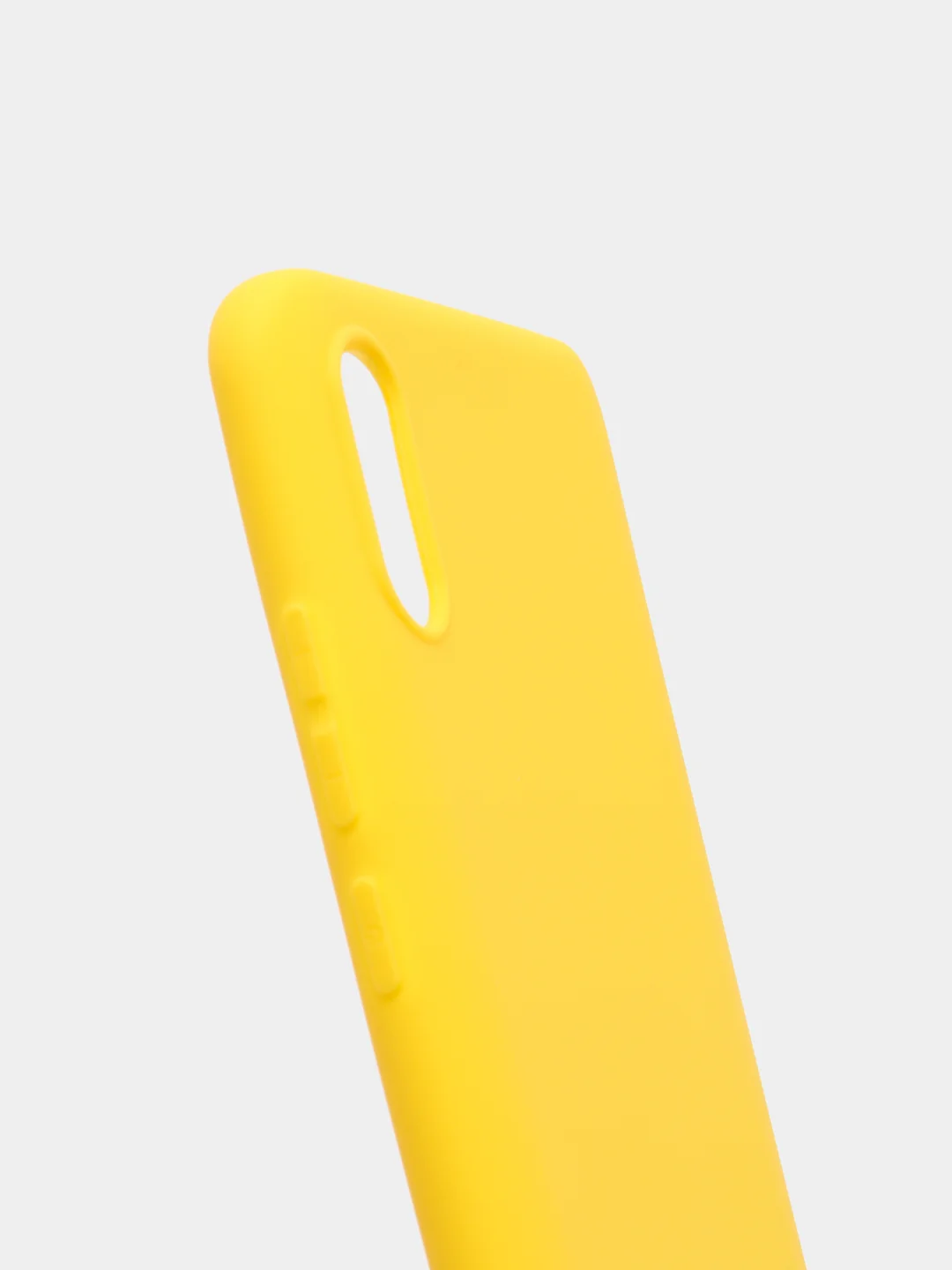 Желтый силиконовый чехол для Xiaomi Redmi 9A (Сяоми Редми 9А), прозрачный