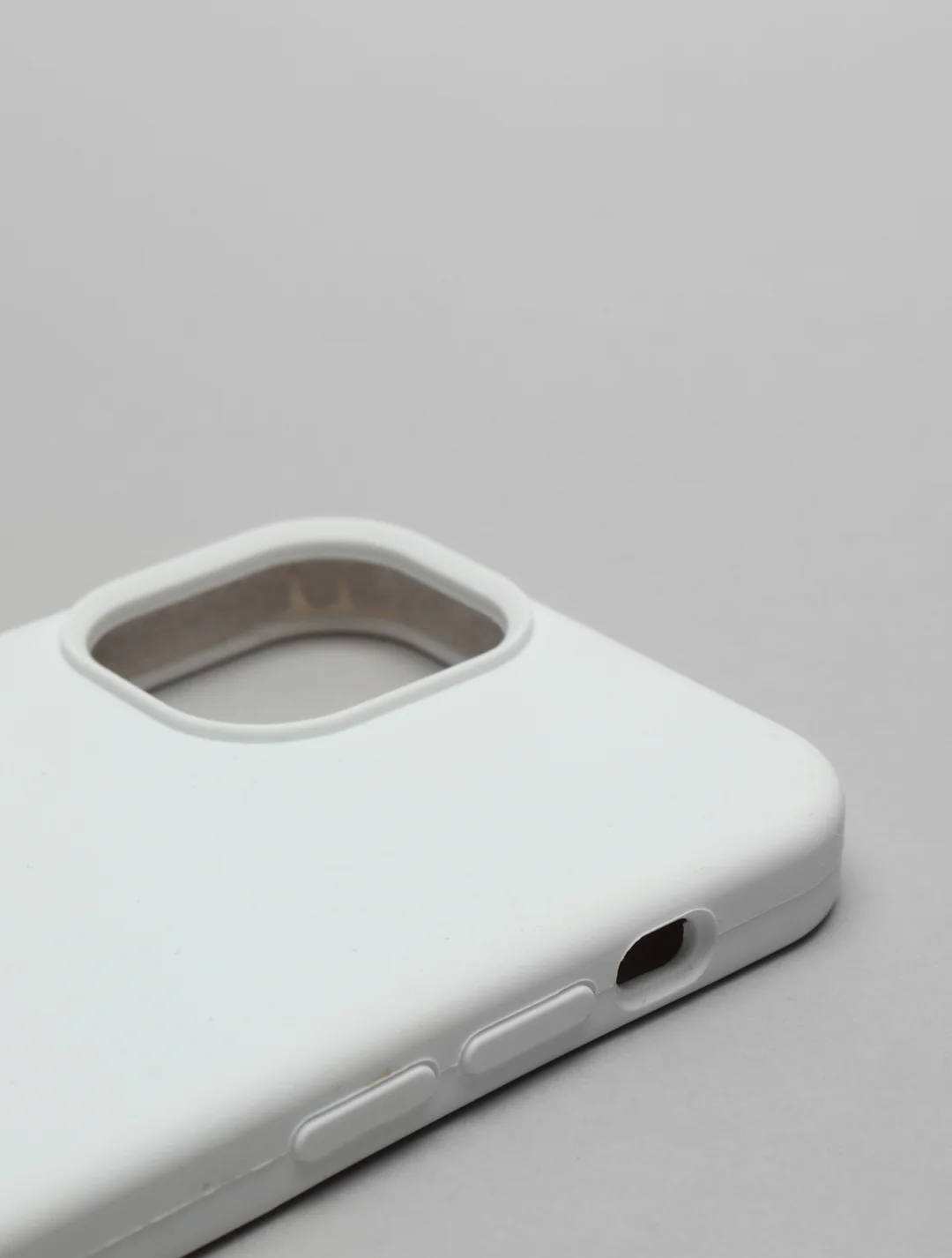Белый чехол не пачкающийся, с бархатом внутри IPHONE 12 MINI
