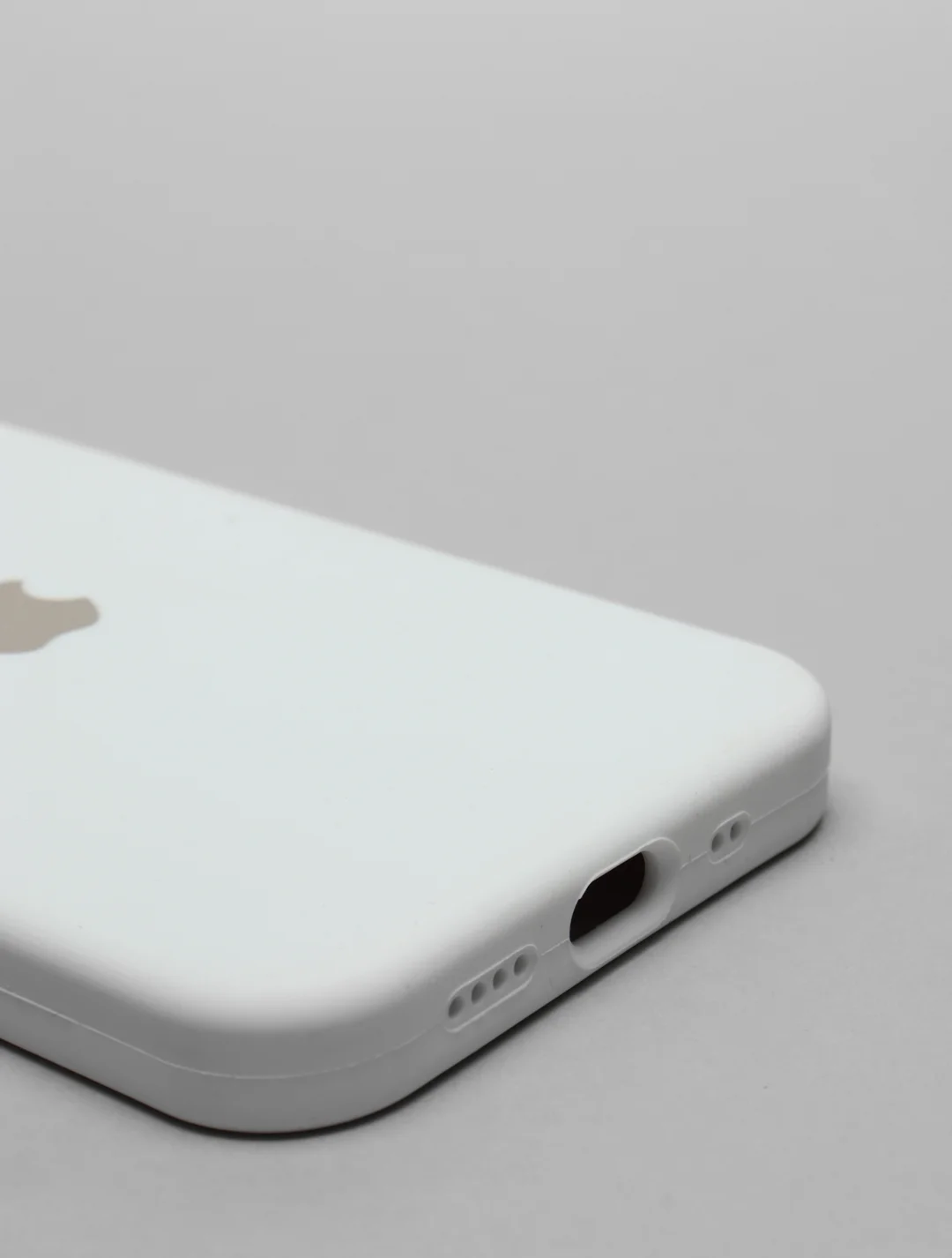 Белый чехол не пачкающийся, с бархатом внутри IPHONE 12 MINI