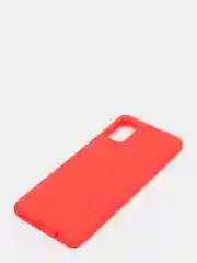 Красный чехол Samsung Galaxy A31 силиконовый цветной матовый (Самсунг Галакси А31)