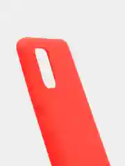 Красный чехол Samsung Galaxy A31 силиконовый цветной матовый (Самсунг Галакси А31)