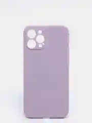 Сиреневый чехол с бархатом внутри и вырезами под защиты камеры IPHONE 12 PRO MAX